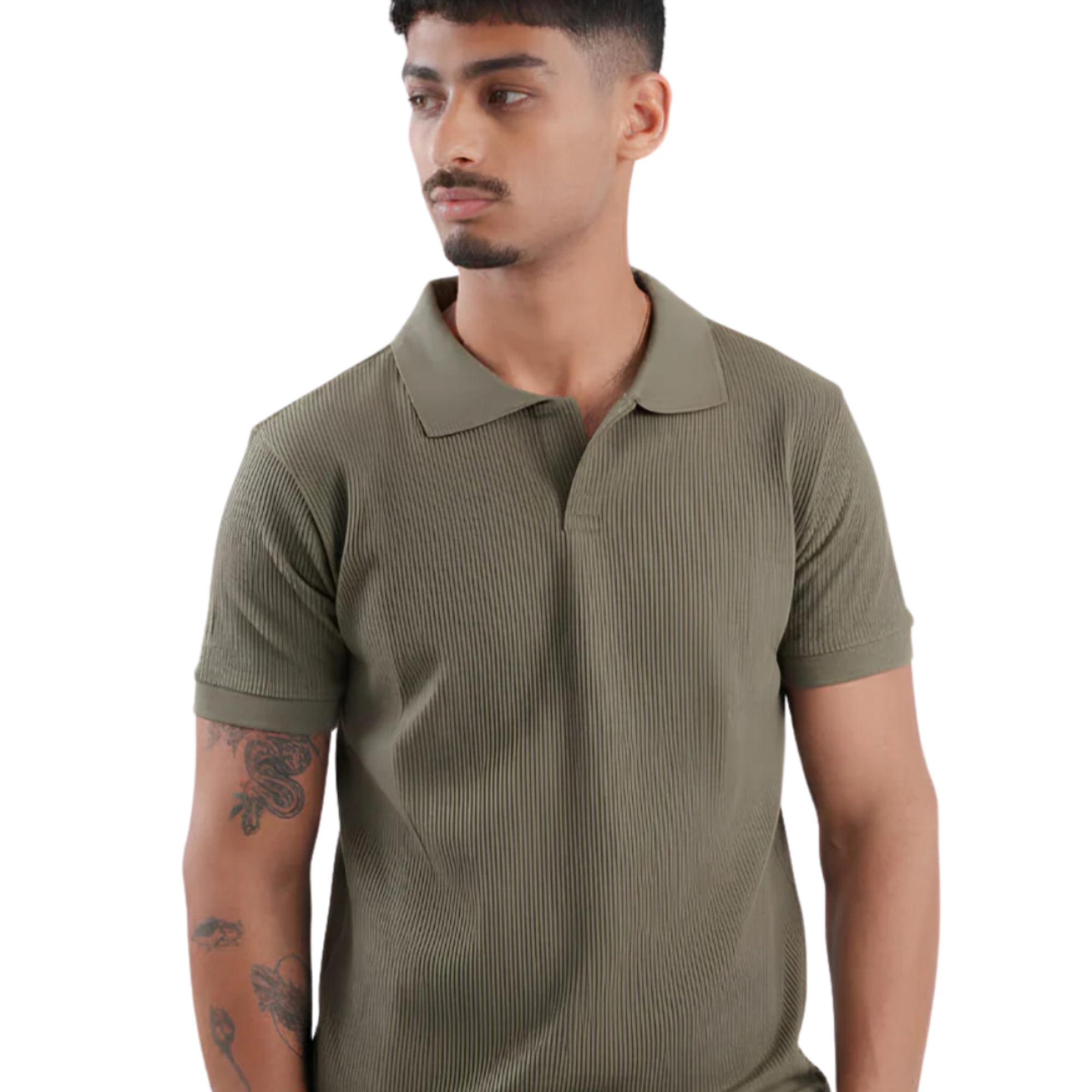 Knit Polo Tee