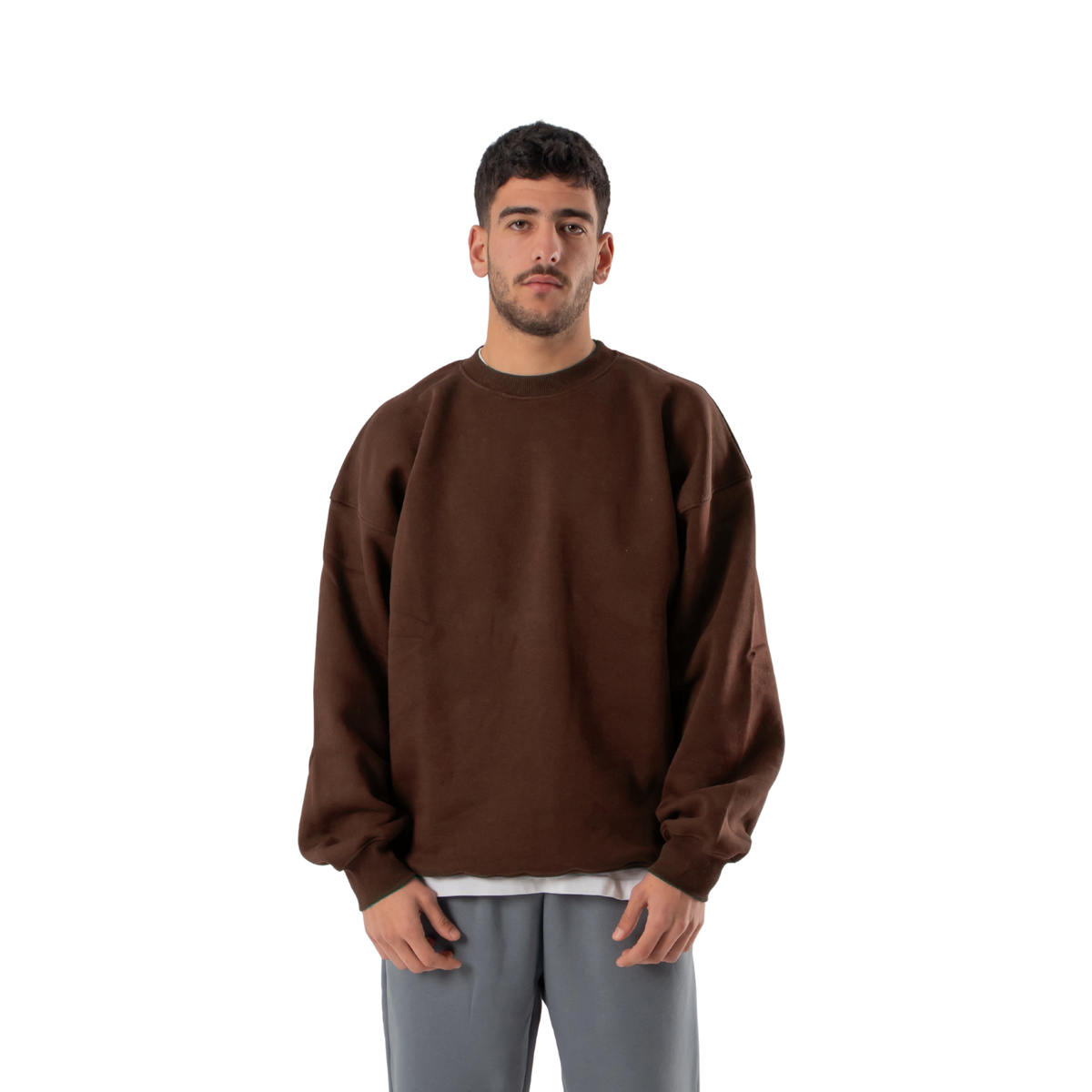 Drop Shoulder Crewneck