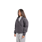 Drop Shoulder Zip-Up