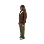 Drop Shoulder Zip-Up