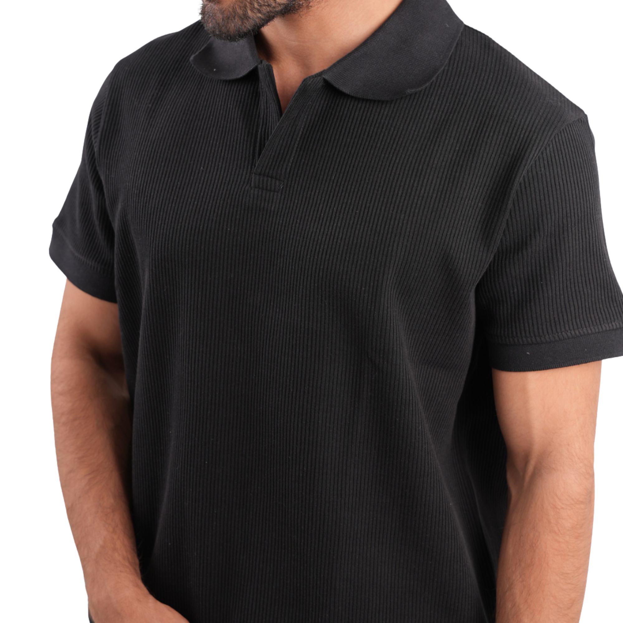 Knit Polo Tee